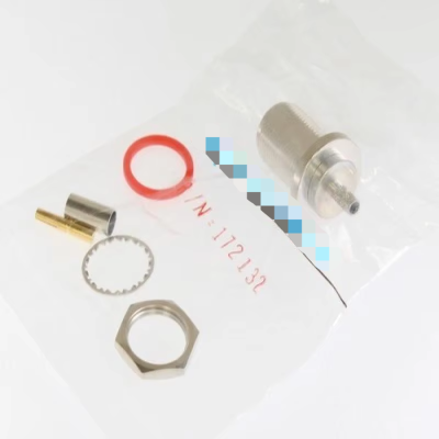 AMPHENOL (4pcs) 172132 Coaxial RF Connector New Original Ready Stock Industrial Automation PAC Dedicated PLC Programming Controller