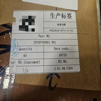 AMPHENOL (60) New IPT3P70P001 Electric Vehicle Plastic Connector 3 Pole Bulkhead New Original Ready Stock Industrial Automation PAC Dedic