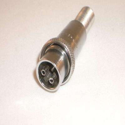 AMPHENOL WPI 80-MC2M 2 PIN OFF-SET MICROPHONE PLUG for COLLINS HEATHKIT BROWNING New Original Ready Stock Industrial Automation PAC Dedic