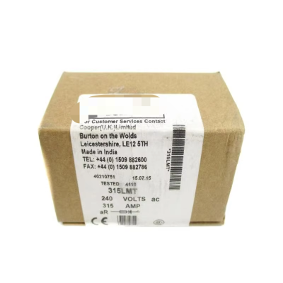 Bussmann 315LMT New Original Ready Warehouse Industrial Automation PLC Programming Controller