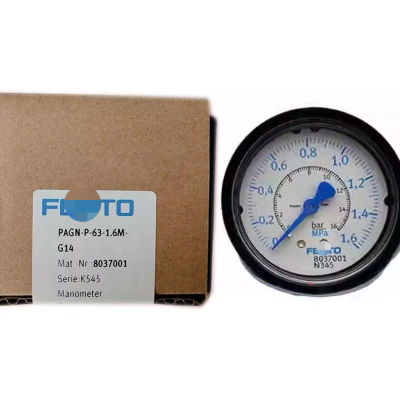 Festo 1 PCS NEW in BOX Pressure Gauge PAGN-P-63-1.6Mwbr-G14 8037001