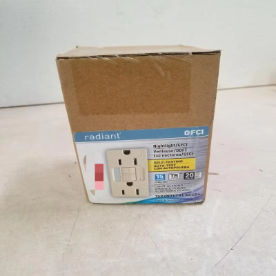 Legrand X4 1597TRUSBACLAC4 Pass Seymour Radiant 15A Tamper-Resistant Self-Test New Original Ready Stock Industrial Automation PAC Dedica