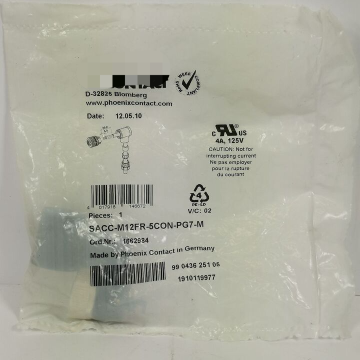 Phoenix Conector Contact Sacc-m12fr-5cowbrn-pg7-m 1662984 Nuevo New Original Ready Stock Industrial Automation Pac Dedicated Plc Prog
