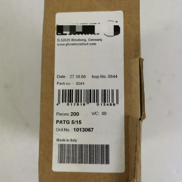 Phoenix Contact Core Designator Carrier Patg 5/15 1013067 200 Pcs. New New Original Ready Stock Industrial Automation Pac Dedicated Plc