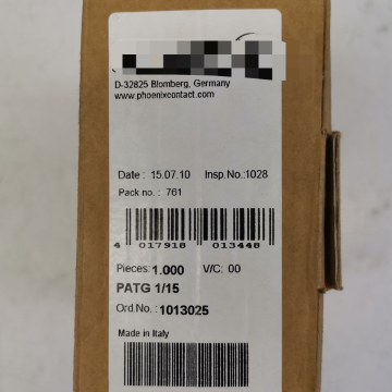 Phoenix Contact Core Identification Carrier Patg 1/15 1013025 1000pcs New Original Ready Stock Industrial Automation Pac Dedicated Plc N