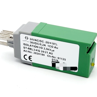 Phoenix Original 2824190 St-rel3-kg Relay Connector for Industrial Automation Ready Stock PAC PLC Dedicated Controllers Contact 24/21AU