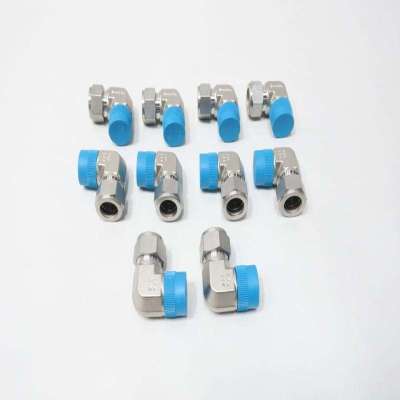 SwageloK Box of 10 SS-1210-2-12 Stainless Pipe Elbow 3/4in Tube X 3/4in Npt