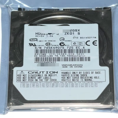 Toshiba SATA 40GB 5400 RPM 2.5" MK4032GSX Laptop Hard Drive New Original Ready Stock Industrial Automation PAC Dedicated PLC Programming