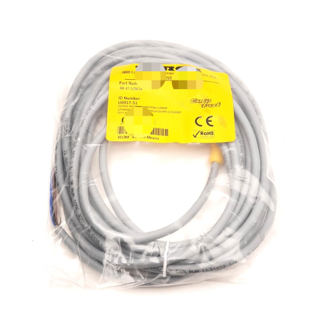 Turck 4t-5/s618 Cordset, M12 Female Straight 5-pin to Flying Leads, 5m New Original Ready Stock Industrial Automation Pac Dedi