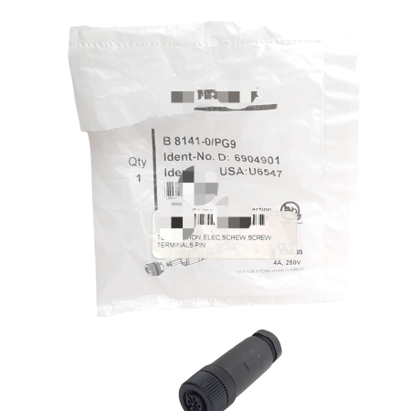 Turck B 8141-0 Field Wireable Connector, M12 4-pin Female 250v 4a Screw Terminal New Original Ready Stock Industrial Automatio