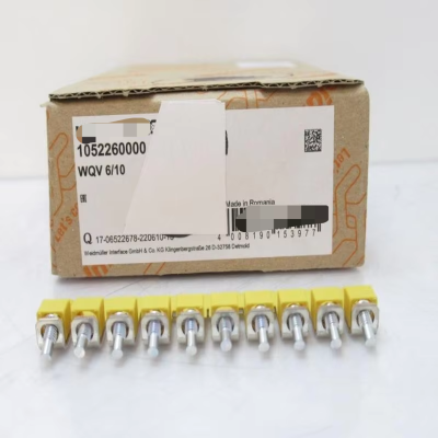 Weidmuller 1052260000 Wqv 6/10 Wqv610 Weidmller W-series Terminal Block Jumper 10 Poles New Original Ready Stock Industrial Automation Pa