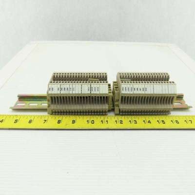 Weidmuller Wdu2.5 Din Rail W/39 Terminal Block Strip 14" Oal Lot of 2 New Original Ready Stock Industrial Automation Pac Dedicated Plc Pro