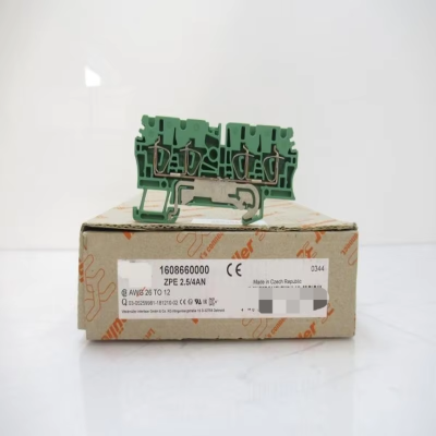 Weidmuller Zpe 2.5/4an Zpe254an 160866 Weidmller Terminal Block Awg 26 Green/yellow New Original Ready Stock Industrial Automation Pa